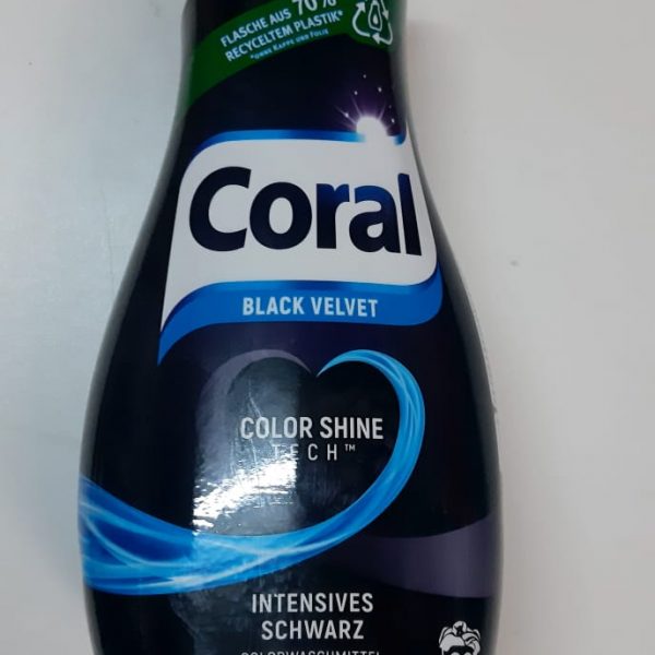 Coral detergent lichid pentru haine negre 22 spălări