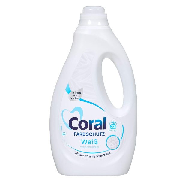 Coral detergent lichid pentru haine albe 23 de spălări