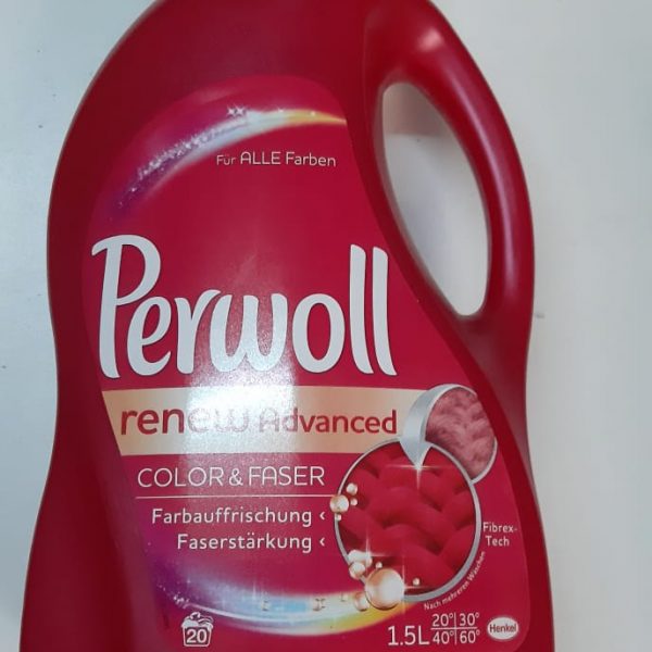 Perwol detergent lichid pentru haine colorate 30 de spălări