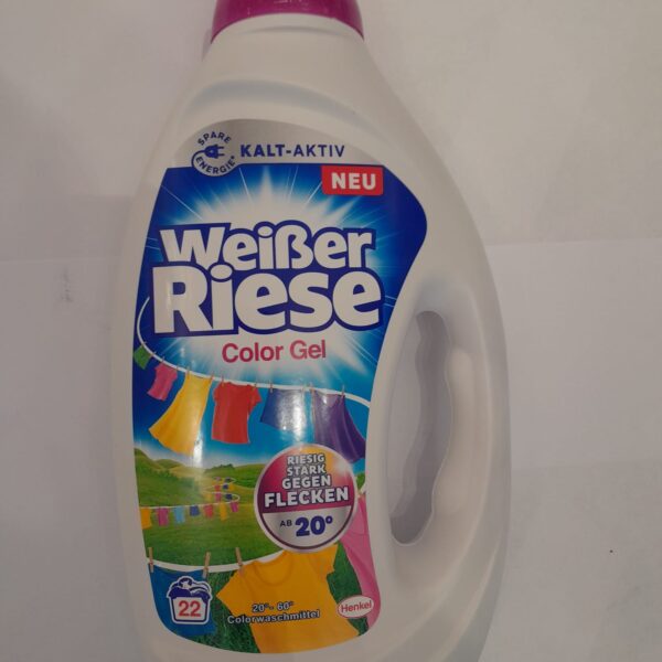 Weiser Riese detergent lichid cu balsam si calgon pentru haine colorate 22 de spalari