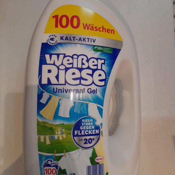 Weiser Riese detergent lichid universal contine si calgon si balsam, 100 de utilizări, 5 litri