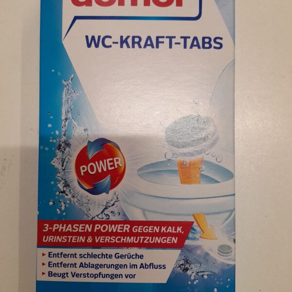 Domol tablete wc si ptr bazin ,curata ,dezinfecteaza si improspateaza 16 buc