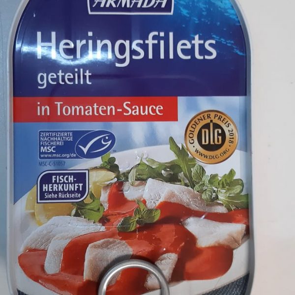 Armanda hering in tomate 200 gr