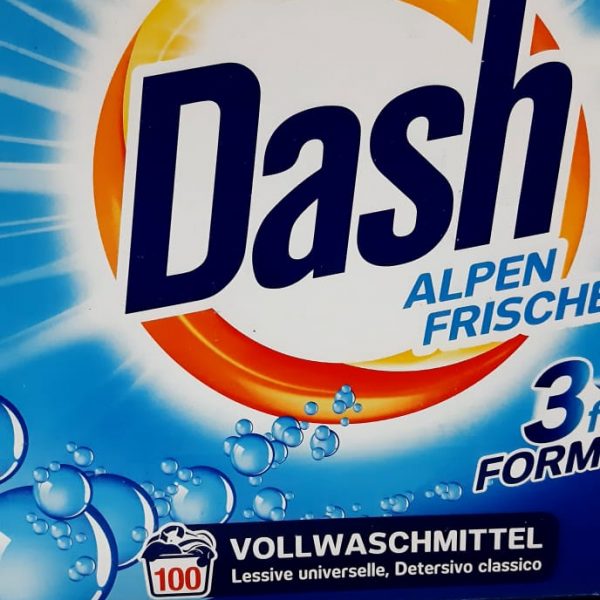 Detergent praf Dash ptr haine albe ptr 100 de utilizari