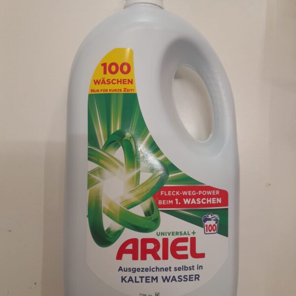 Ariel lichid pentru haine albe ptr 100 spalari 5L