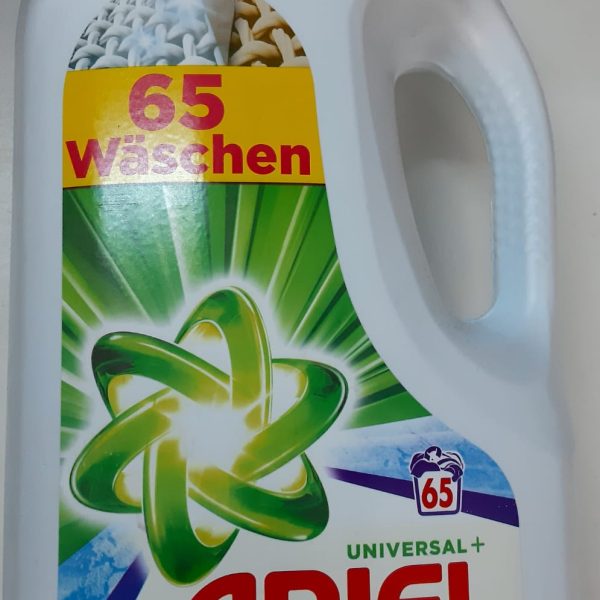 Ariel detergent lichid pentru haine albe 65 de spalari