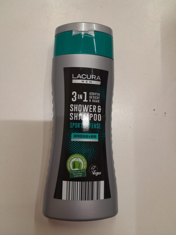 LACURA 3IN 1 gel dus pentru bărbați, 300 ml