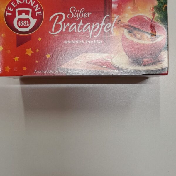 TEEKANE ceai cu gust măr copt și scorțișoară, 20 pliculețe