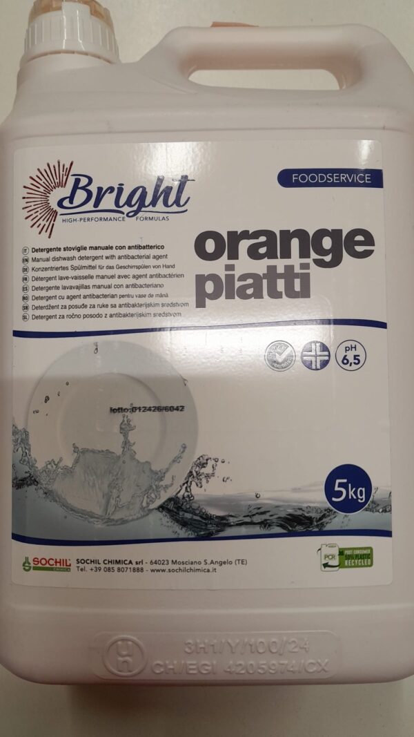 Sochil bright detergent de vase cu miros portocale ,profesionala ,5 litri