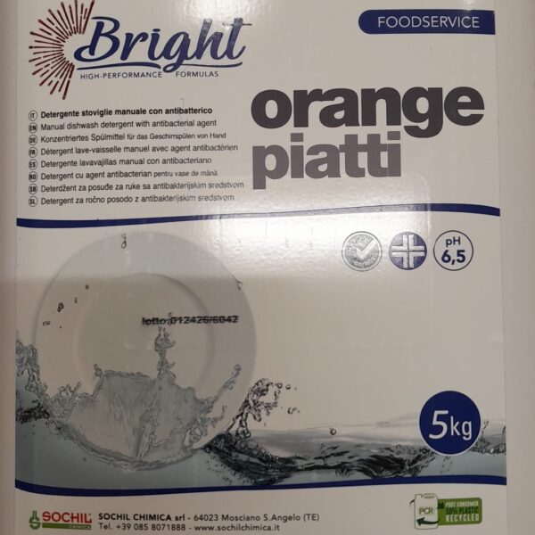 Sochil bright detergent de vase cu miros portocale ,profesionala ,5 litri