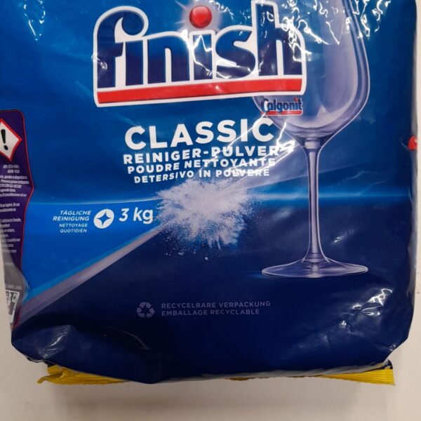FINISH praf pentru mașină de spălat vase pentru 150 de utilizări, 3kg