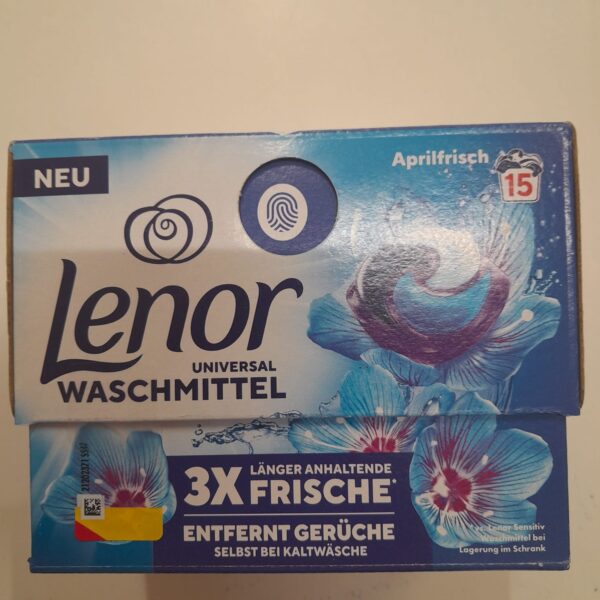 Lenor Aprilfrisch detergent universal 15 capsule