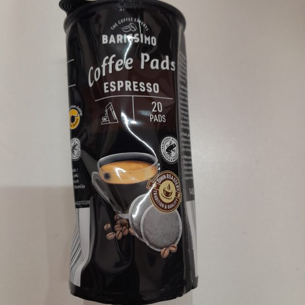 BARISSIMO cafea pads expresso 20 buc 140 gr