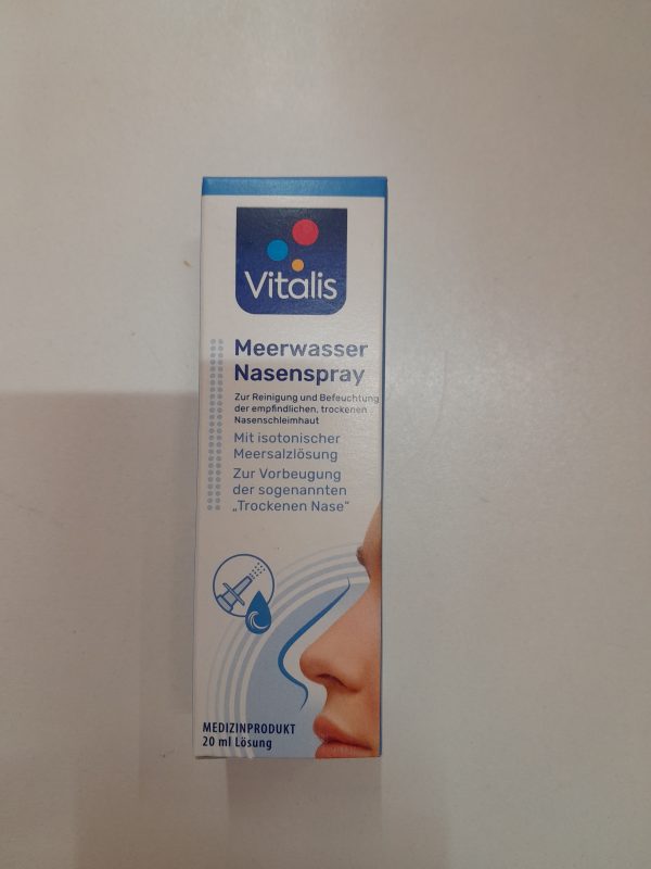 VITALIS SPREI NAZAL CU APA DE MARE- Curata,hidrateaza nasul uscat si sensibil 20 ml