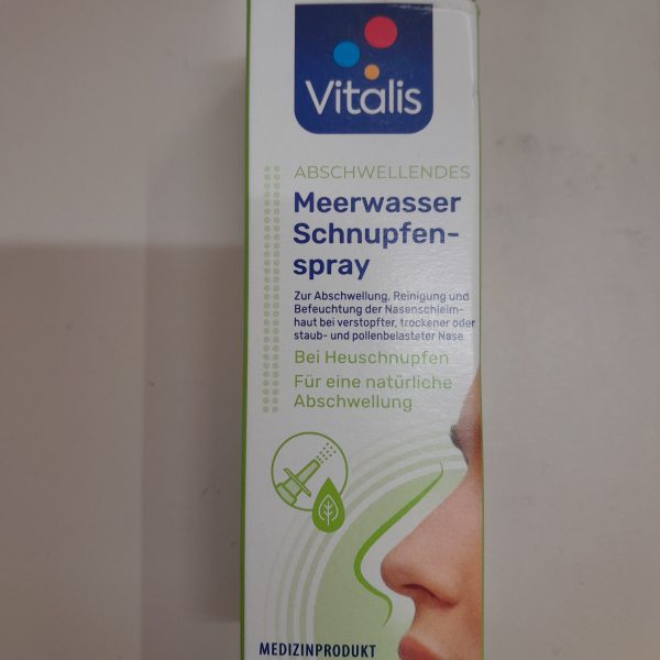 VITALIS SPREI NAZAL decongestional- Curata,hidrateaza si decongestioneaza nasul infundat,uscat sau contaminat cu praf si polen 20 ml