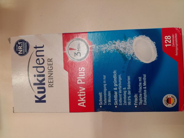 Kukident tablete pentru curatat proteza dentara in doar 3 min 128 tablete