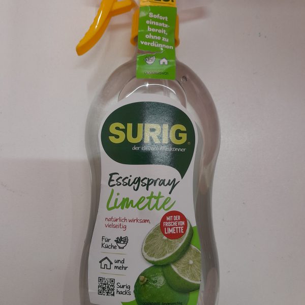 SURIG sprei cu otet si lamaie verde natural pentru bucatarie si alte suprafete 500 ml
