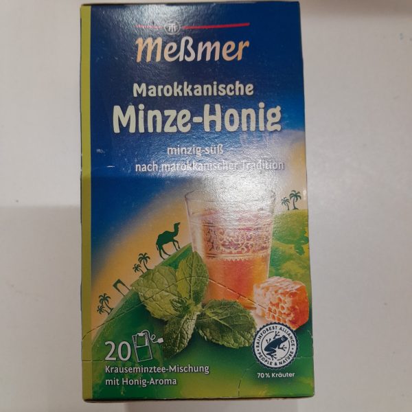 MESSMER ceai cu menta si miere, marocana 20 plicuri