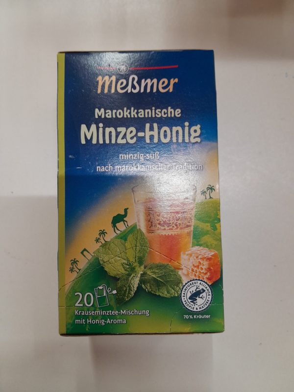 MESSMER ceai cu menta si miere, marocana 20 plicuri