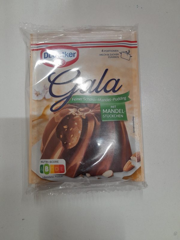 DR. OETKER Gala budinca fina de ciocolata cu bucati de migdale 2 plicuri x 50gr