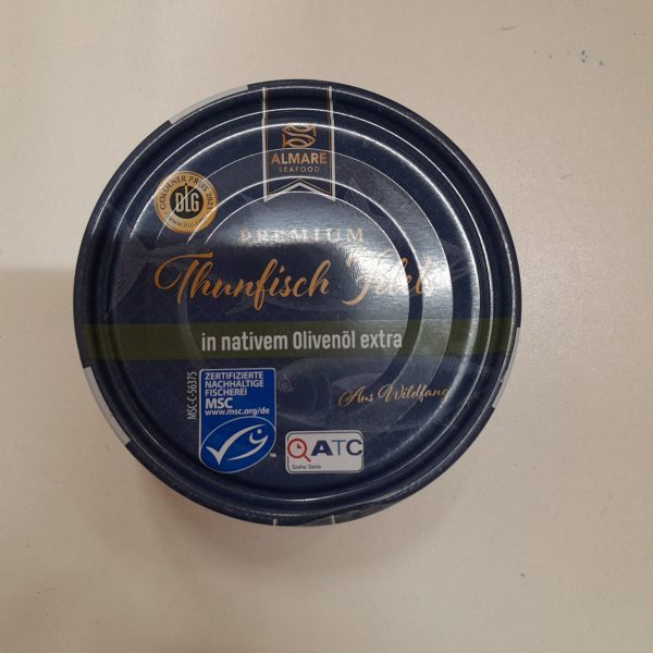 ALMARE PREMIUM conserva peste ton in ulei de masline 185 gr