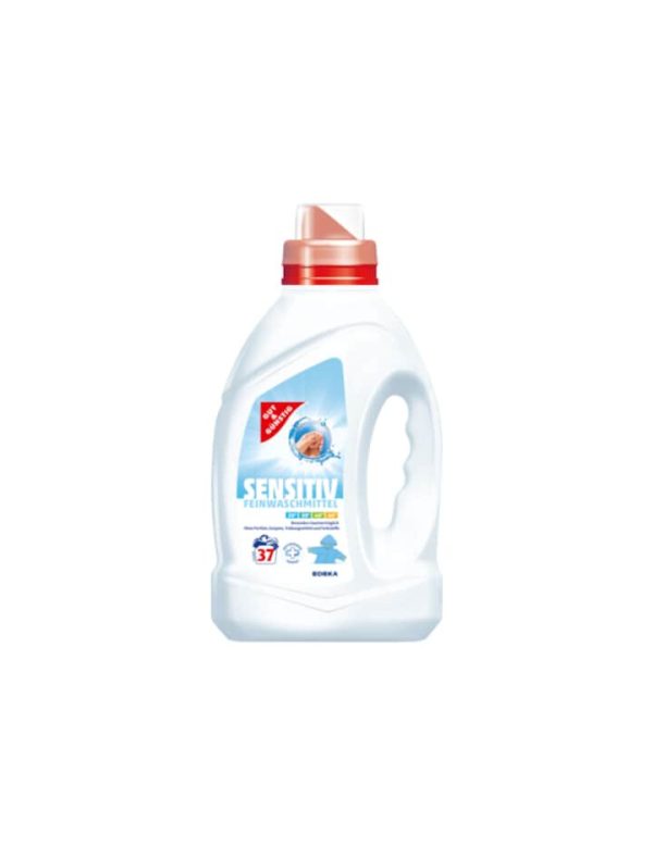 Gut gusting detergent lichid SENSITIV 37 spalari, 1,5 l